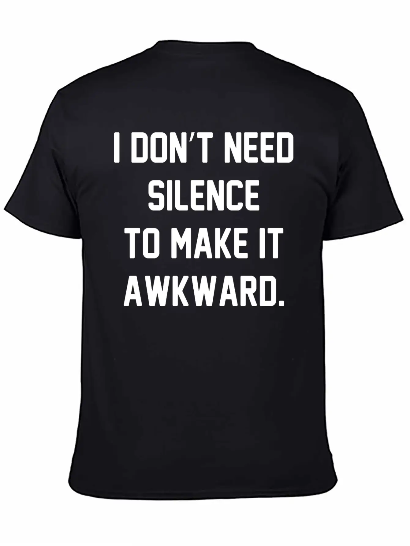 I Don't Need Silence Classic Cotton Tee – Unisex Comfort For Any Season