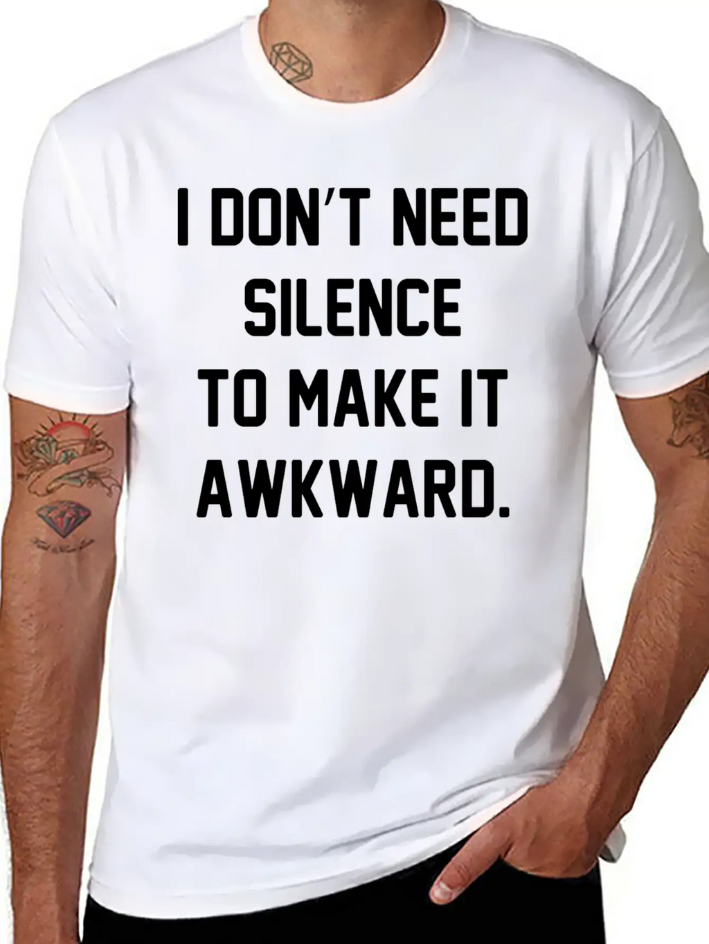 I Don't Need Silence Classic Cotton Tee – Unisex Comfort For Any Season