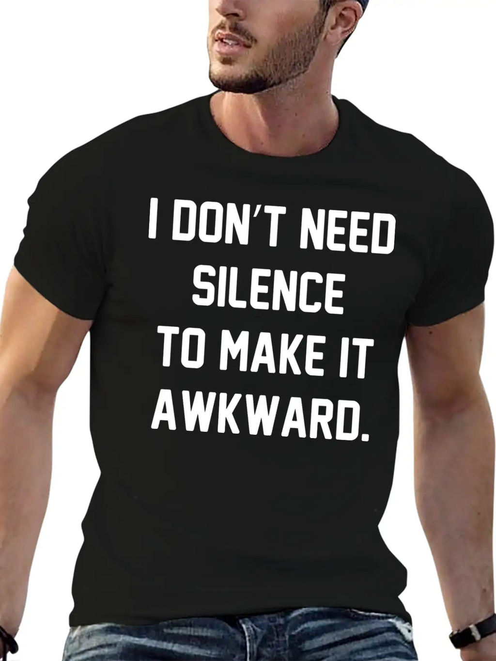 I Don't Need Silence Classic Cotton Tee – Unisex Comfort For Any Season