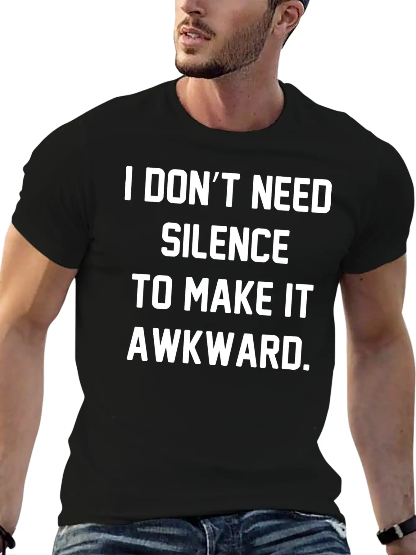 I Don't Need Silence Classic Cotton Tee – Unisex Comfort For Any Season