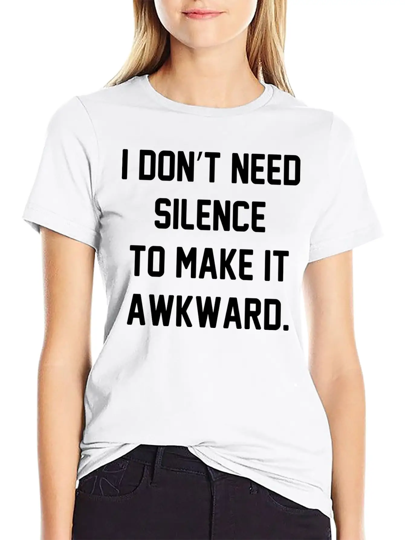 I Don't Need Silence Classic Cotton Tee – Unisex Comfort For Any Season