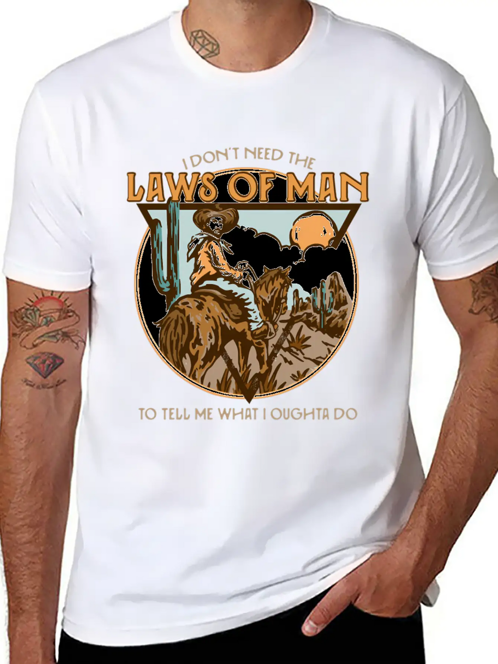 I Don'T Need The Laws Of To Tell Me W I Ought To Unisex Casual T-Shirt – Clean Design For Daily Comfort