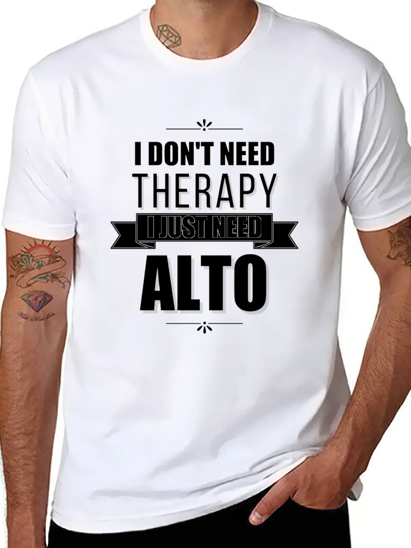 I Don't Need Therapy, I Just Need Alto Basic Graphic T-Shirt – Daily Comfort In Soft Cotton