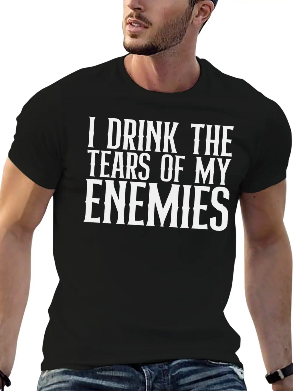 I Drink The Tears Of My Enemies Relaxed Everyday Tee – Lightweight And Durable Cotton