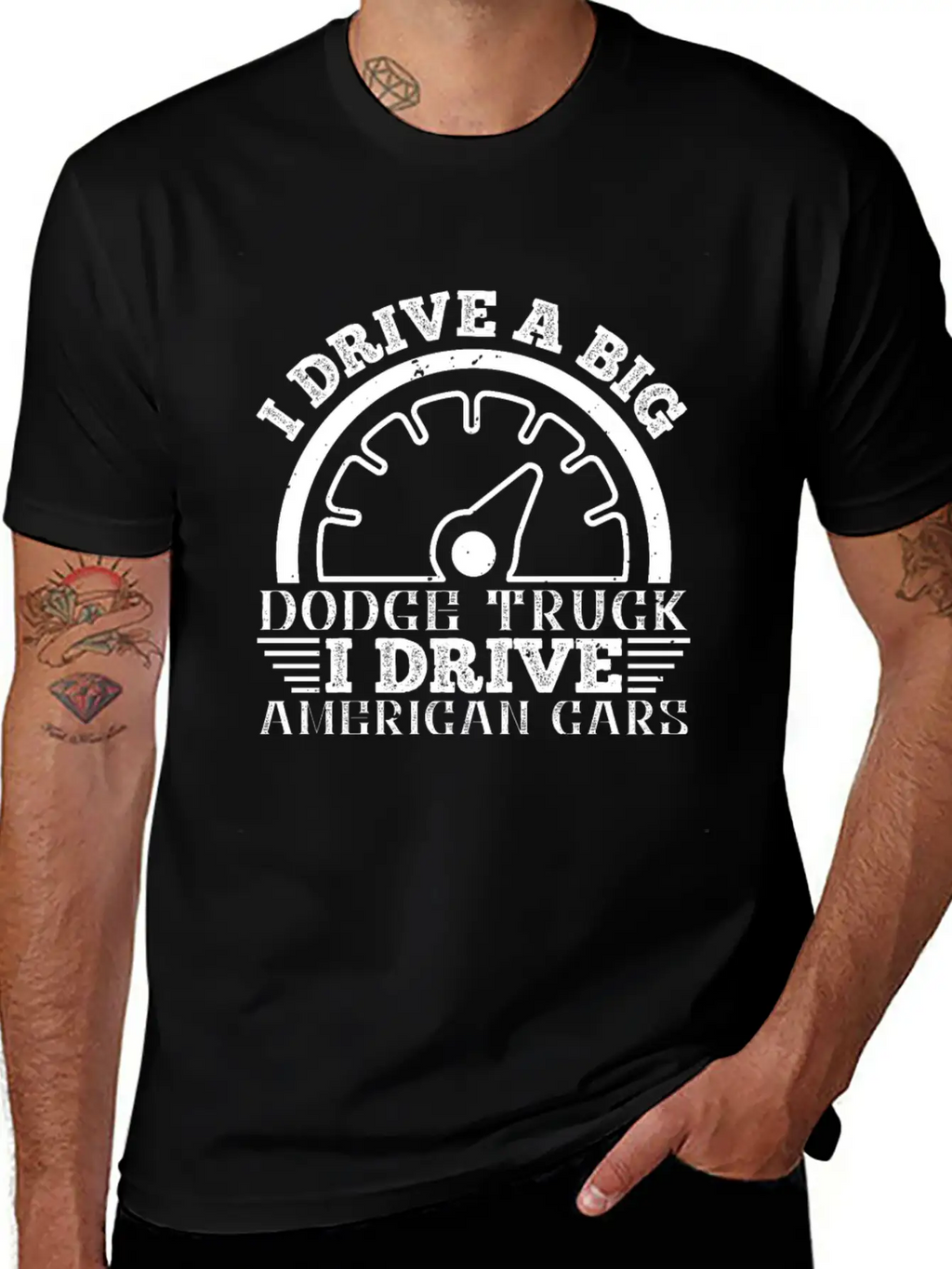 I Drive A Big Truck Basic Graphic T-Shirt – Daily Comfort In Soft Cotton