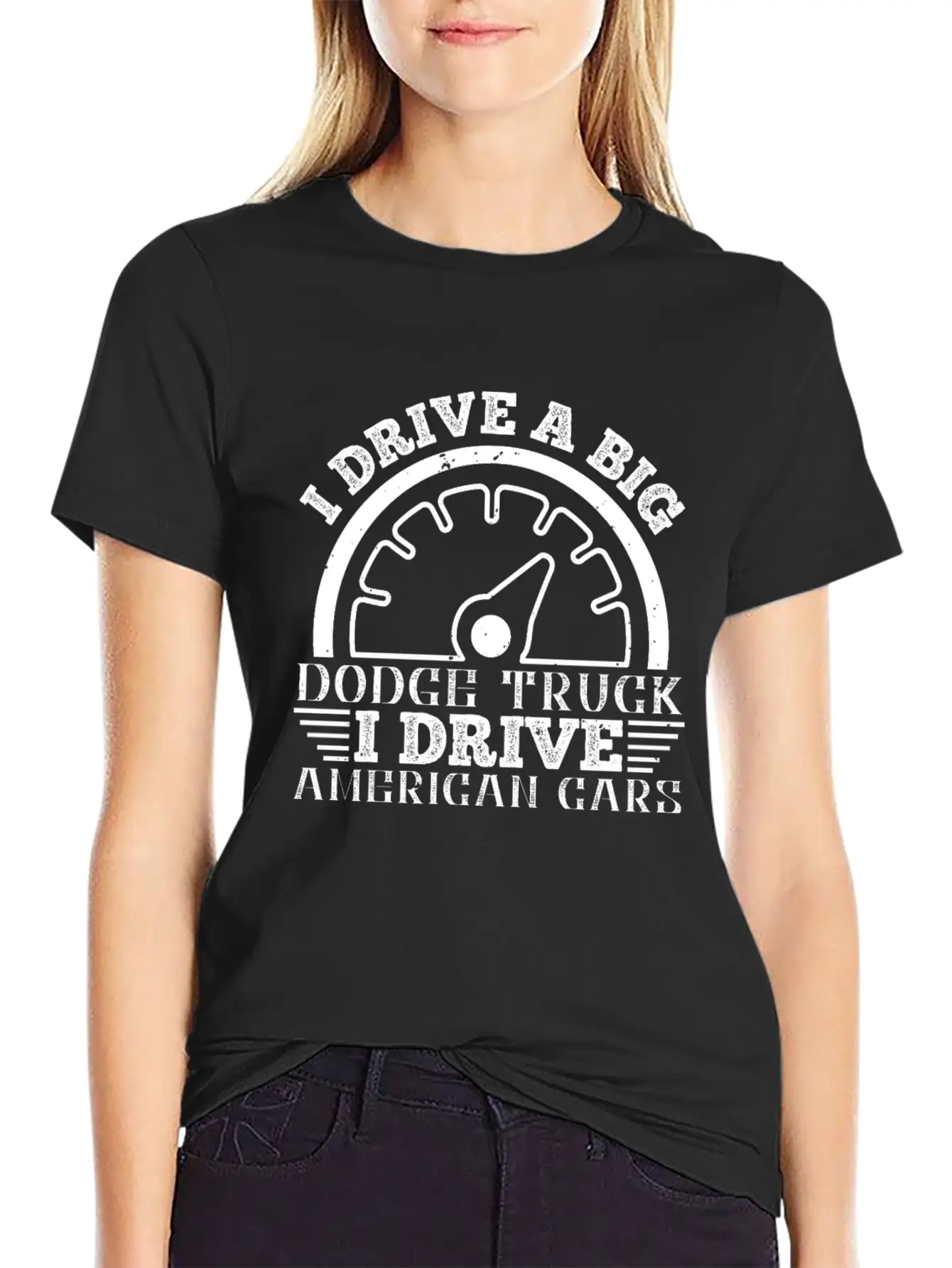 I Drive A Big Truck Basic Graphic T-Shirt – Daily Comfort In Soft Cotton