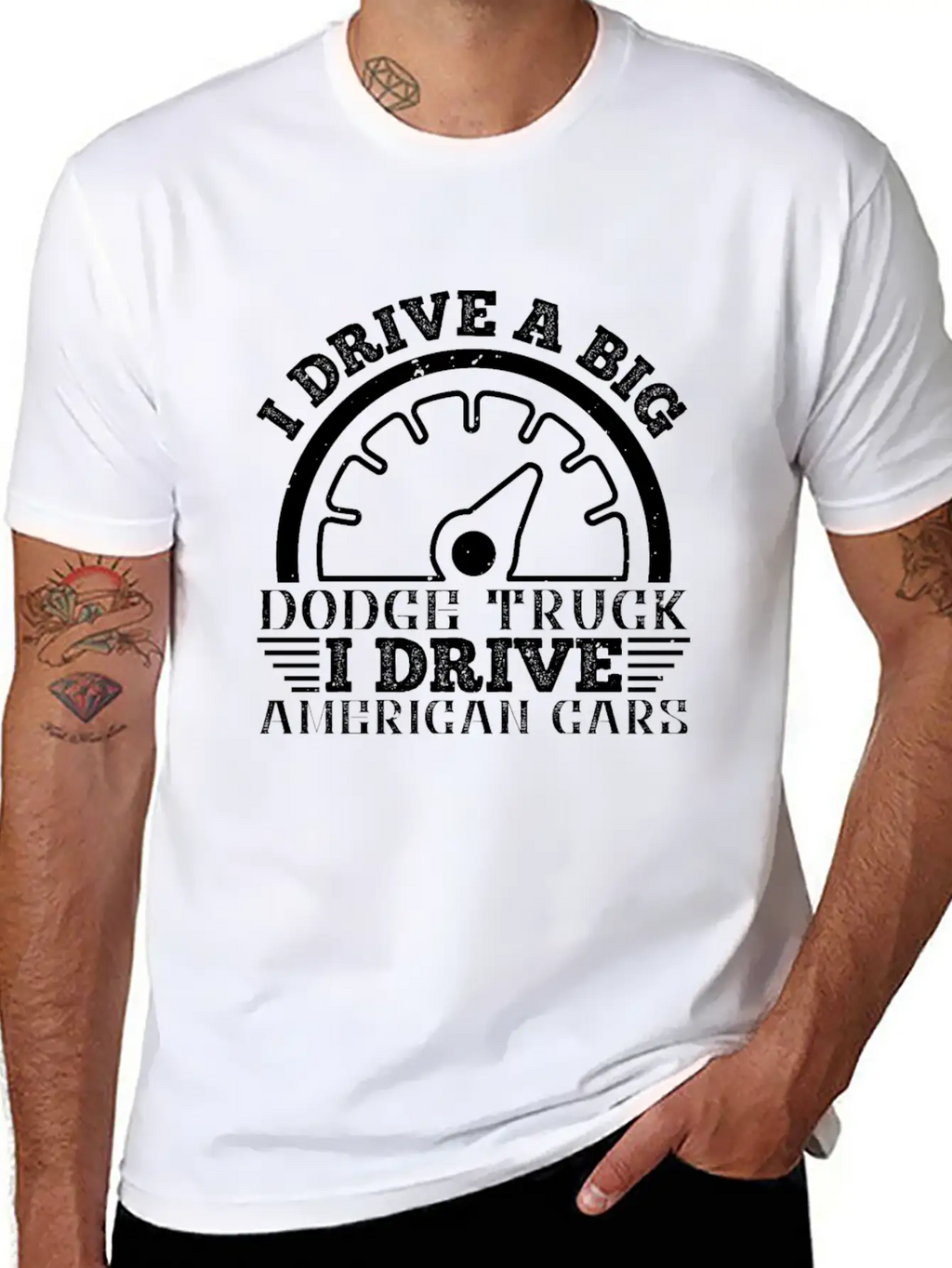 I Drive A Big Truck Basic Graphic T-Shirt – Daily Comfort In Soft Cotton