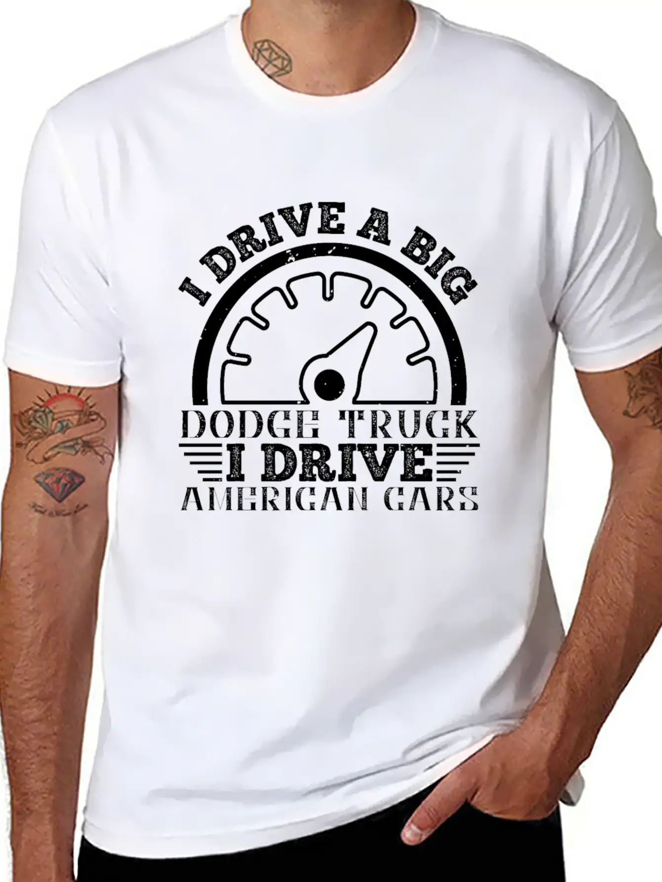 I Drive A Big Truck Basic Graphic T-Shirt – Daily Comfort In Soft Cotton