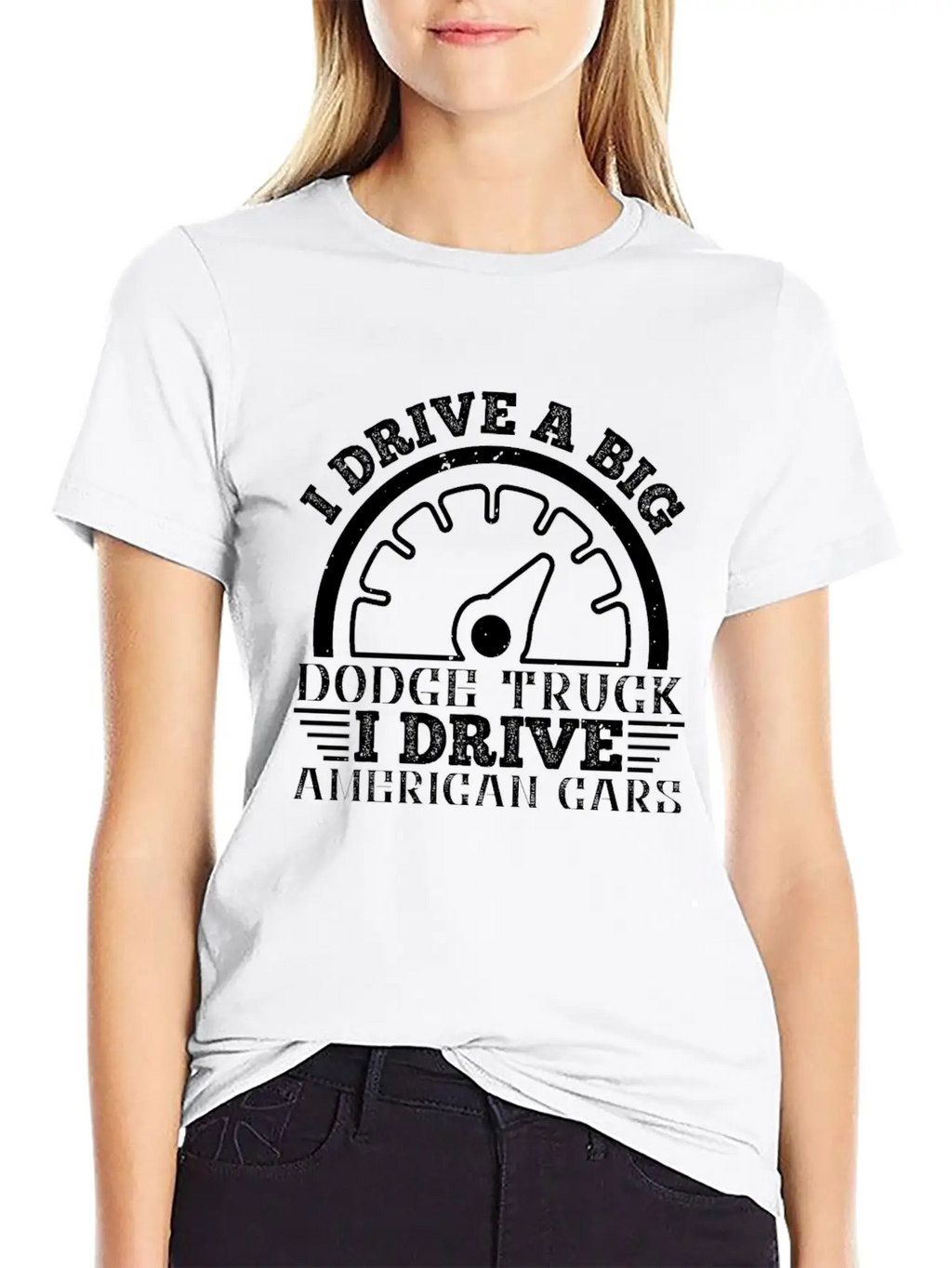 I Drive A Big Truck Basic Graphic T-Shirt – Daily Comfort In Soft Cotton