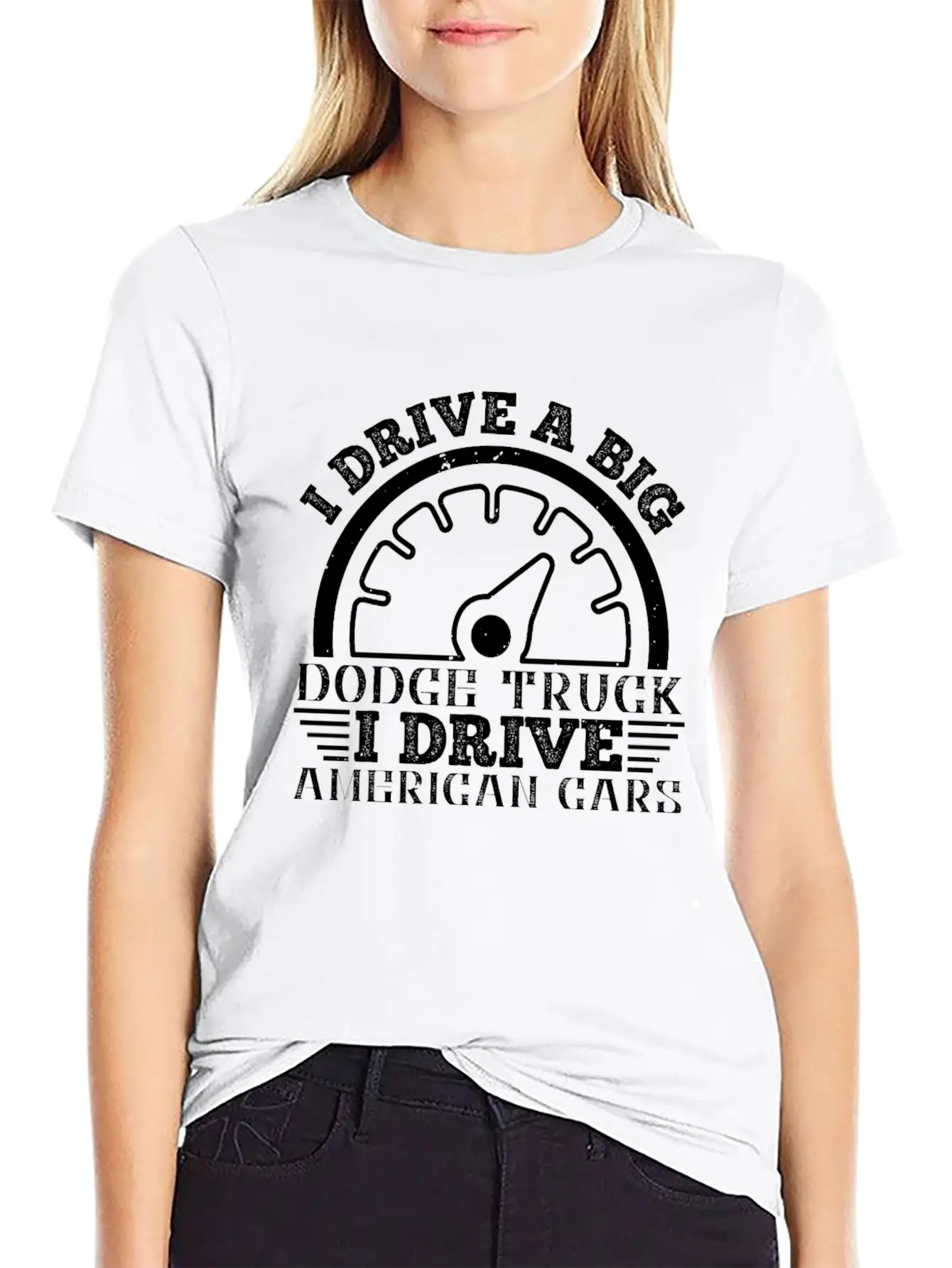 I Drive A Big Truck Basic Graphic T-Shirt – Daily Comfort In Soft Cotton
