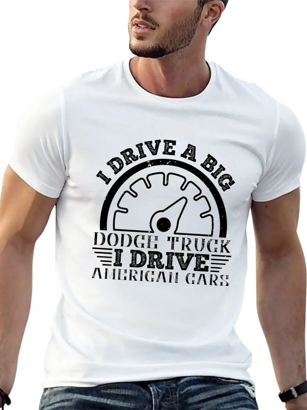 I Drive A Big Truck Basic Graphic T-Shirt – Daily Comfort In Soft Cotton