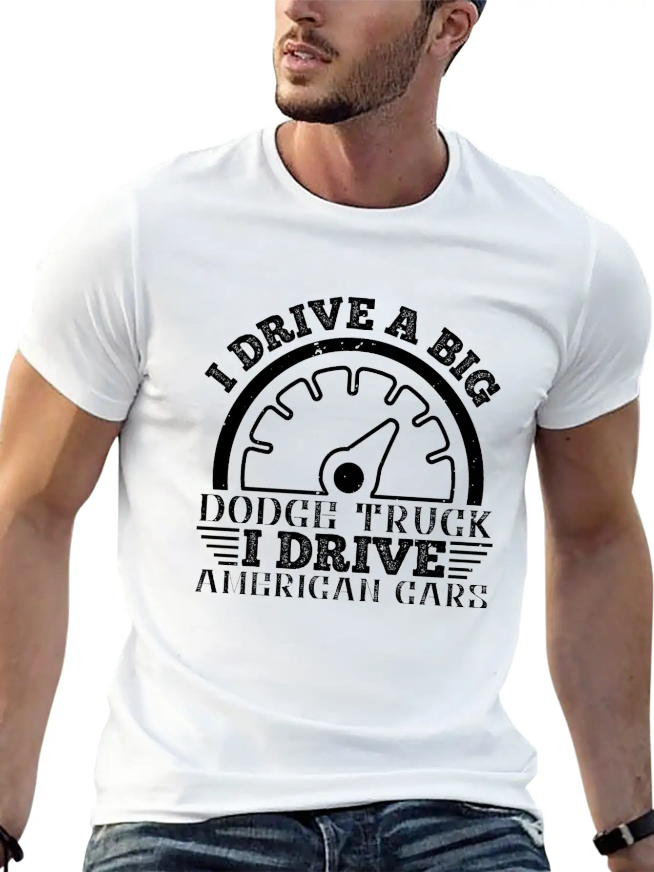 I Drive A Big Truck Basic Graphic T-Shirt – Daily Comfort In Soft Cotton
