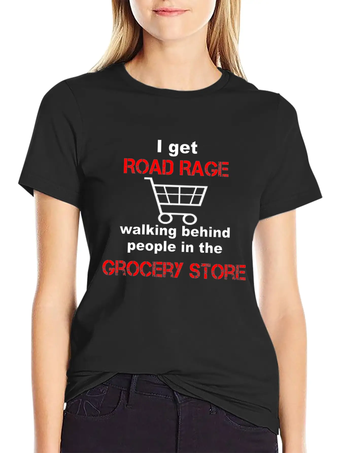 I Get Road Rage In Grocery Stores Timeless Short Sleeve Tee – Comfy And Minimalist Design