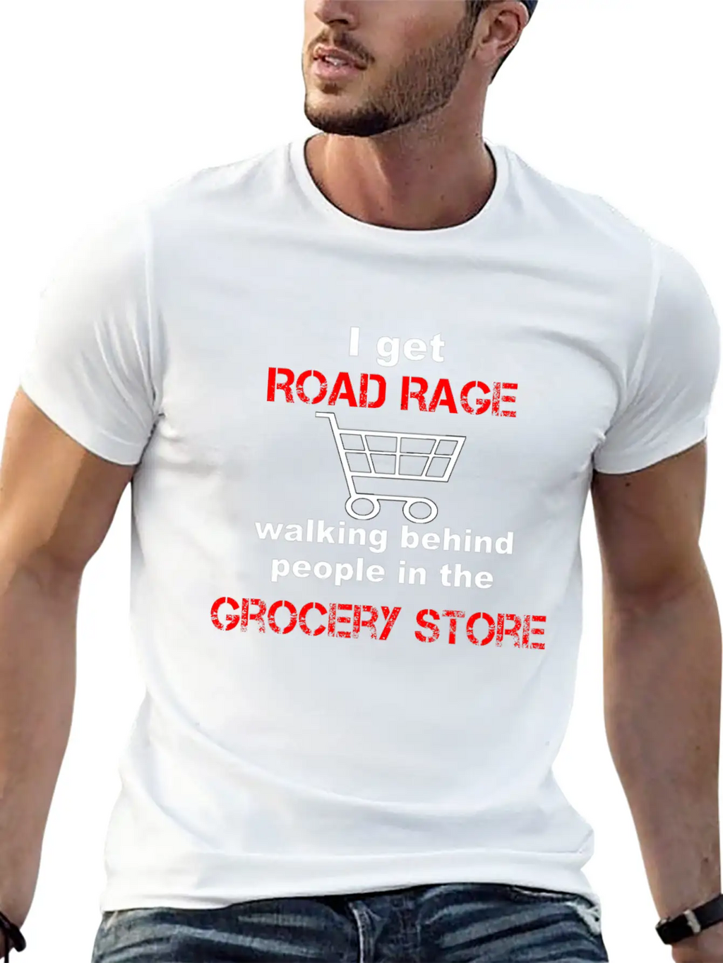 I Get Road Rage In Grocery Stores Timeless Short Sleeve Tee – Comfy And Minimalist Design