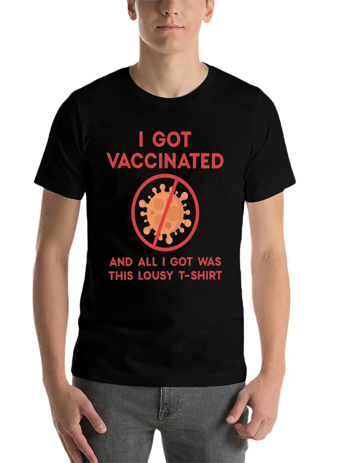 I Got Vaccinated Relaxed Everyday Tee – Lightweight And Durable Cotton