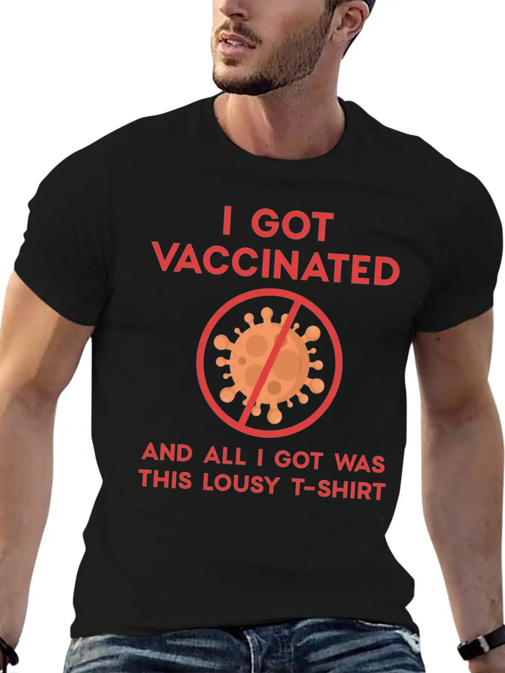 I Got Vaccinated Relaxed Everyday Tee – Lightweight And Durable Cotton