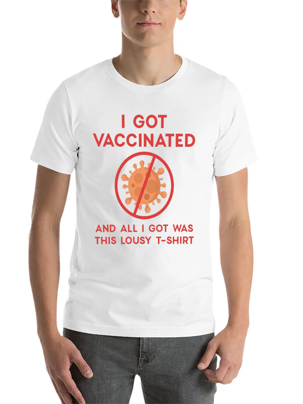 I Got Vaccinated Relaxed Everyday Tee – Lightweight And Durable Cotton