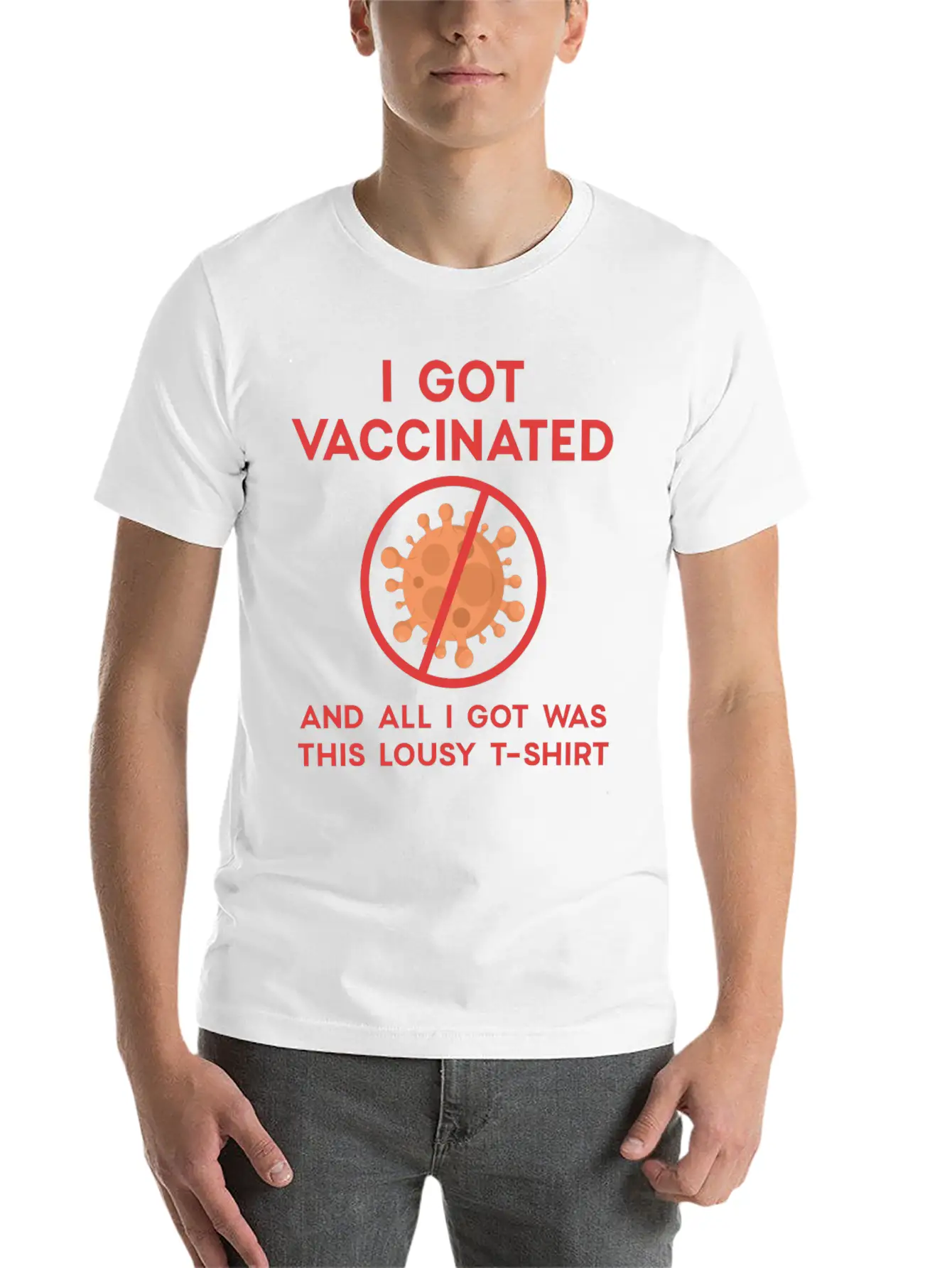 I Got Vaccinated Relaxed Everyday Tee – Lightweight And Durable Cotton