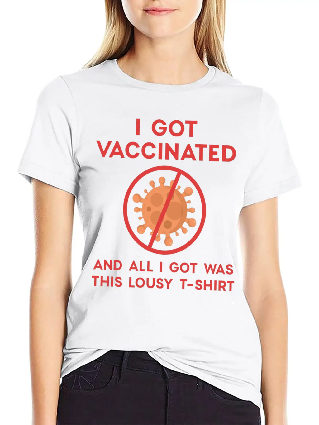 I Got Vaccinated Relaxed Everyday Tee – Lightweight And Durable Cotton