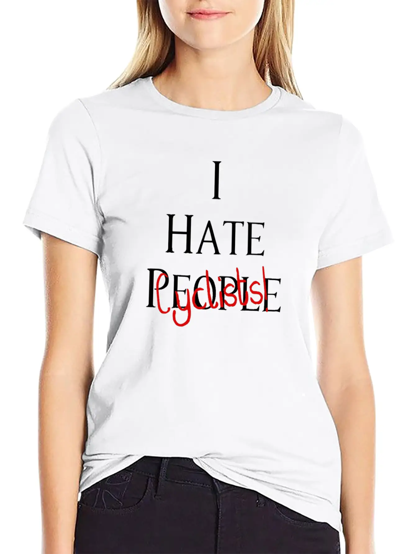 I Hate Cyclists Car And Truck Lover Design Timeless Short Sleeve Tee – Comfy And Minimalist Design