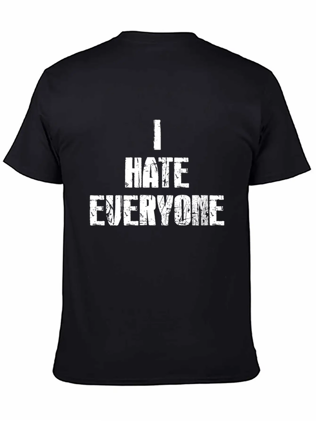 I Hate Everyone Essential Cotton Tee For Daily Outfits – Unisex Style
