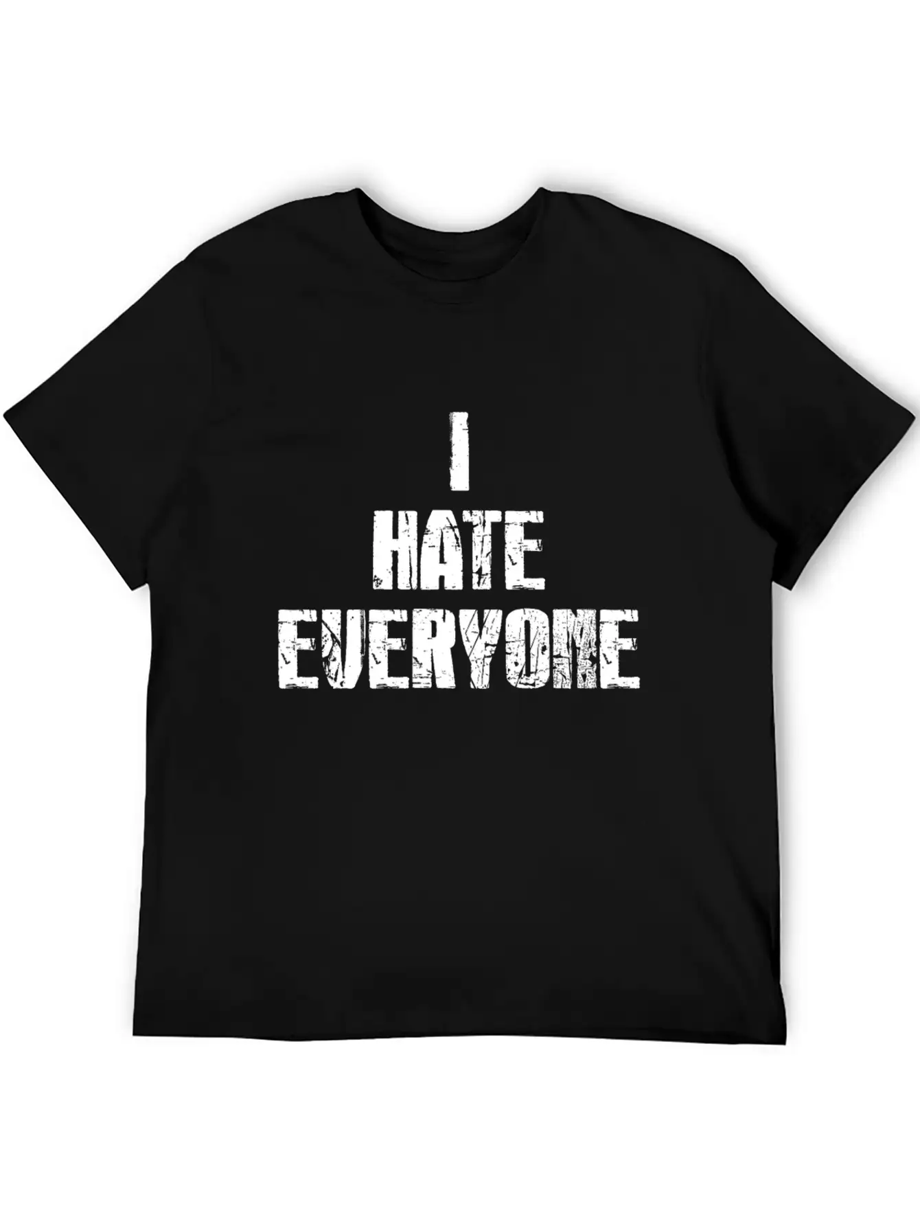 I Hate Everyone Essential Cotton Tee For Daily Outfits – Unisex Style