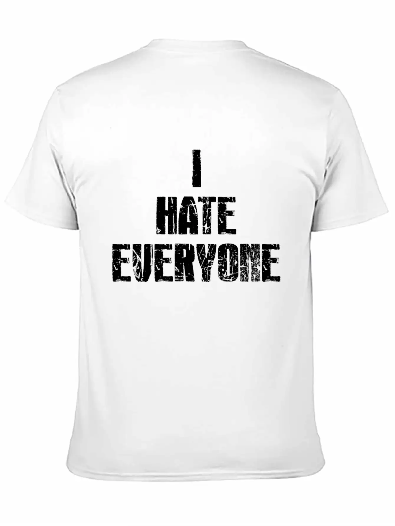I Hate Everyone Essential Cotton Tee For Daily Outfits – Unisex Style