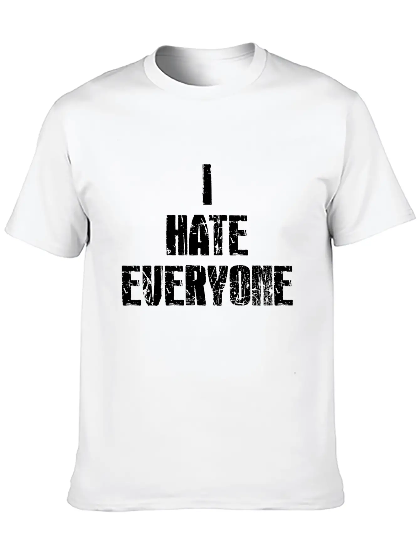 I Hate Everyone Essential Cotton Tee For Daily Outfits – Unisex Style