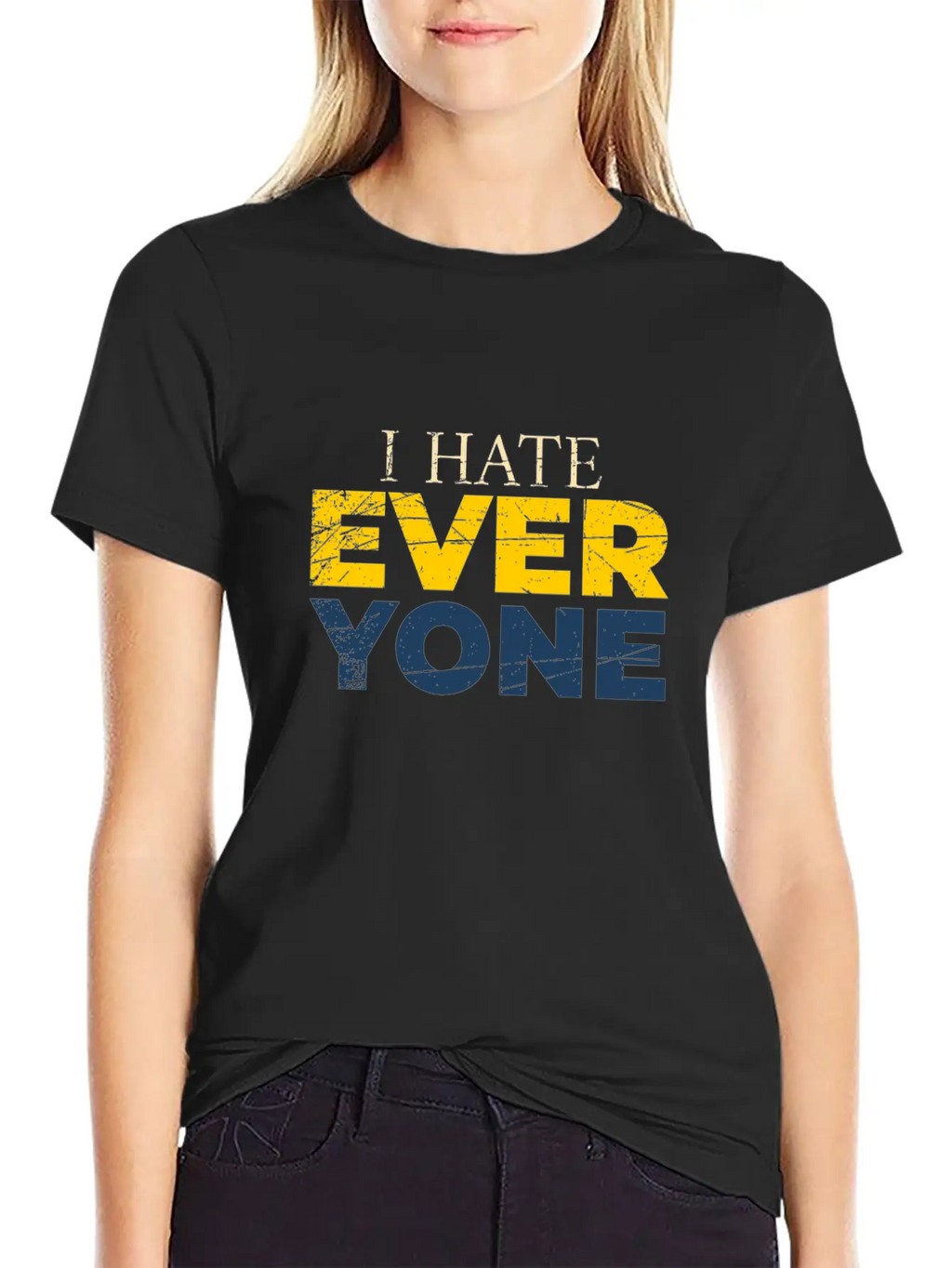 I Hate Everyone Unisex Casual T-Shirt – Clean Design For Daily Comfort