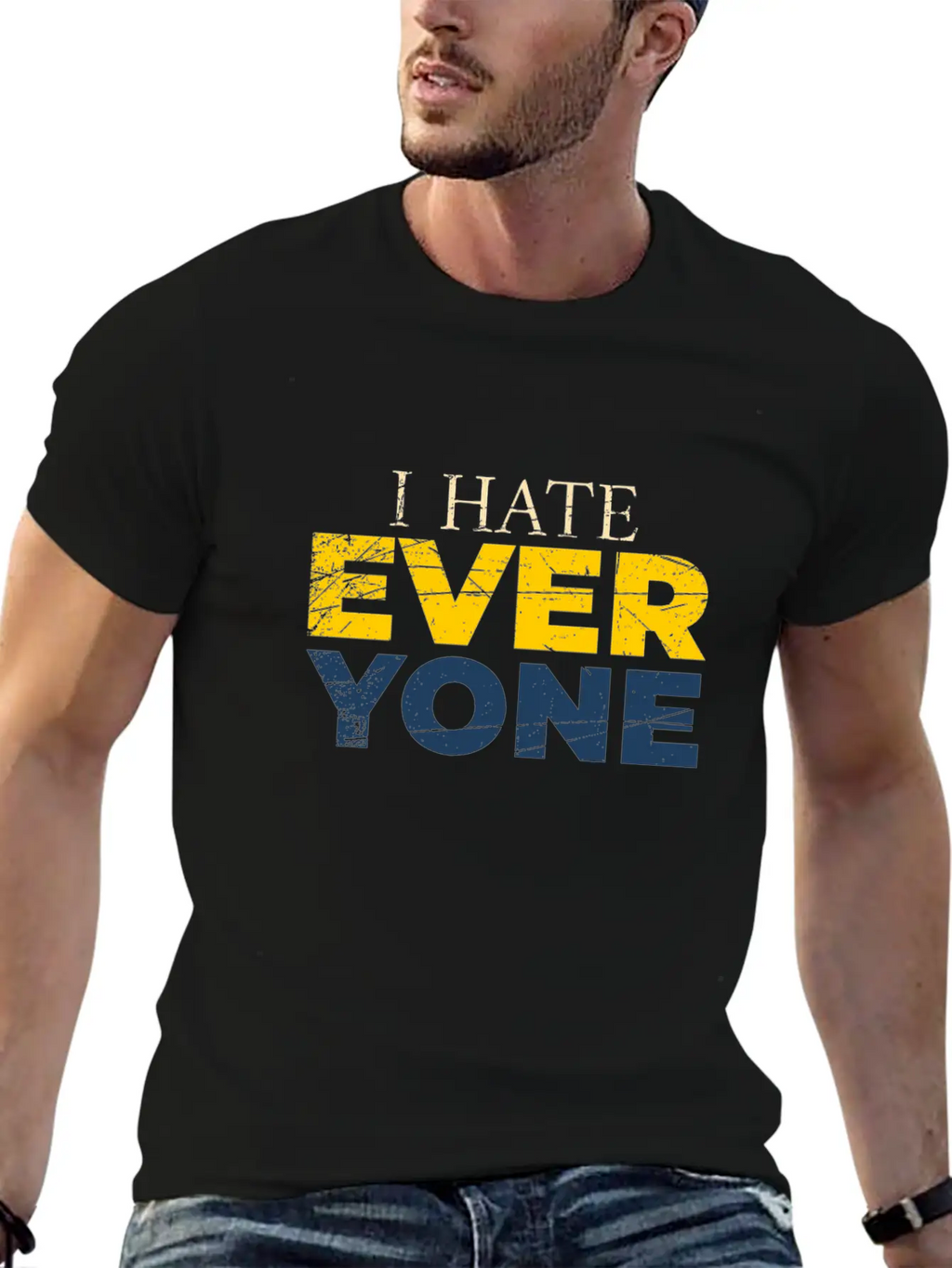 I Hate Everyone Unisex Casual T-Shirt – Clean Design For Daily Comfort
