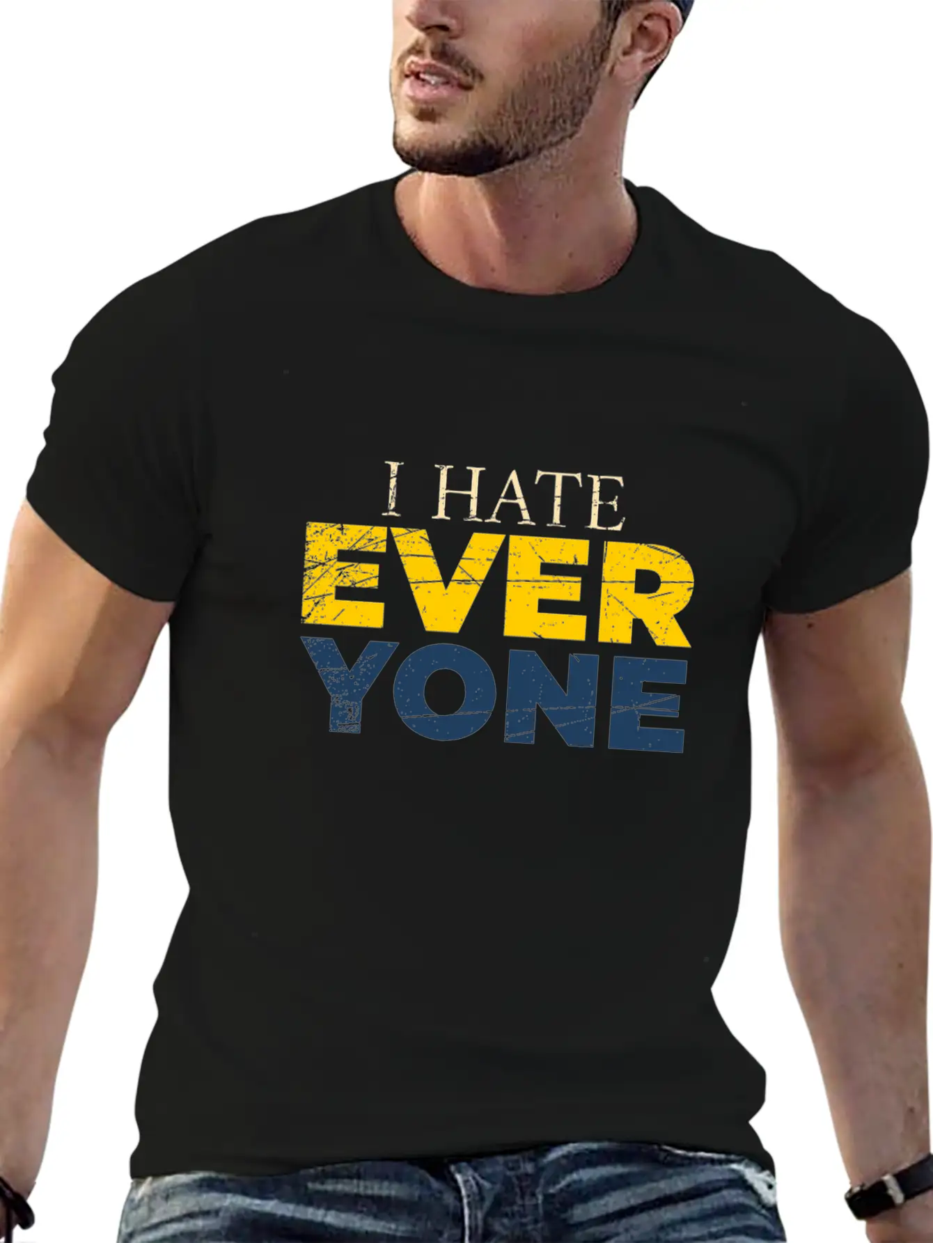 I Hate Everyone Unisex Casual T-Shirt – Clean Design For Daily Comfort