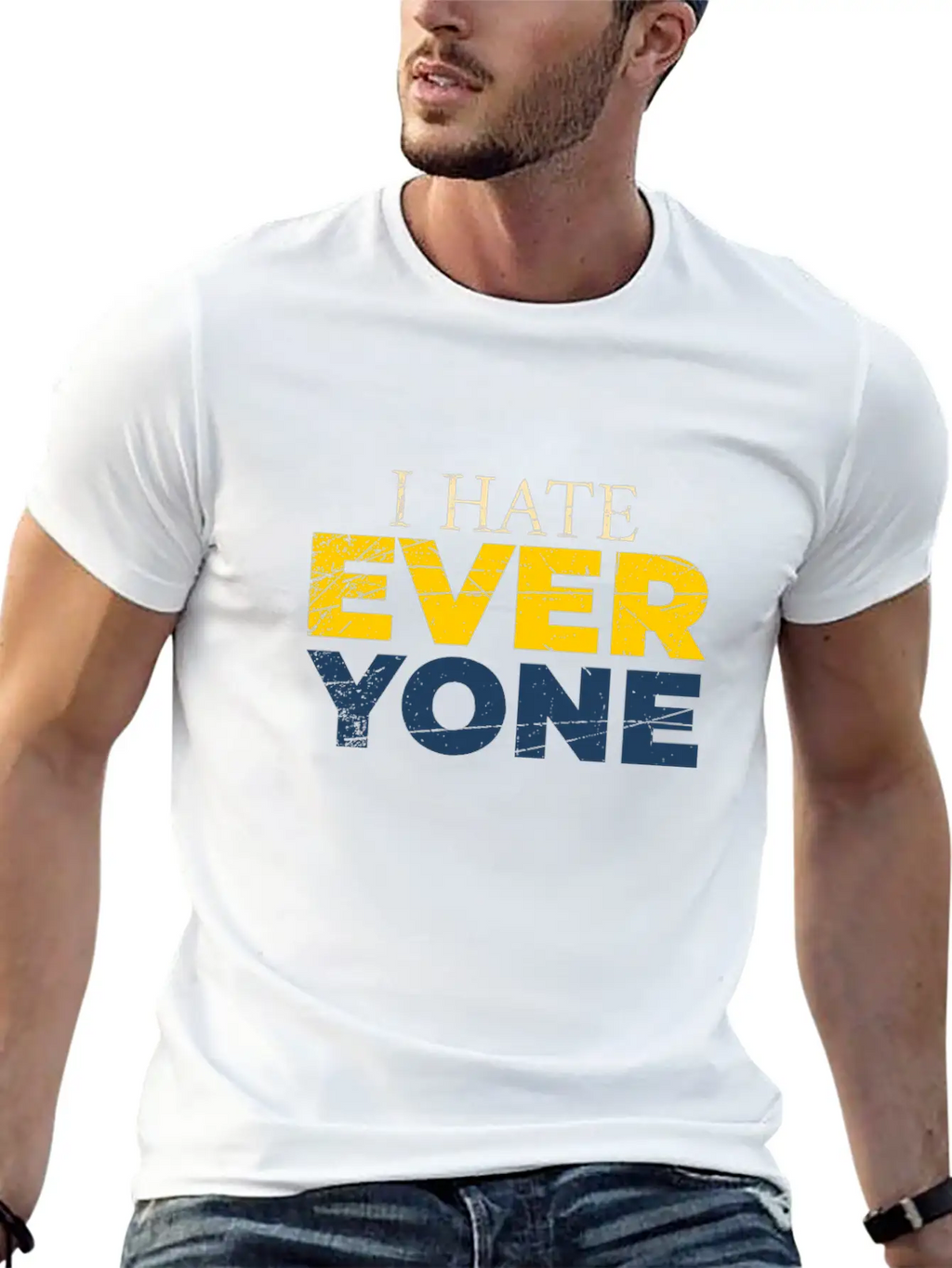 I Hate Everyone Unisex Casual T-Shirt – Clean Design For Daily Comfort