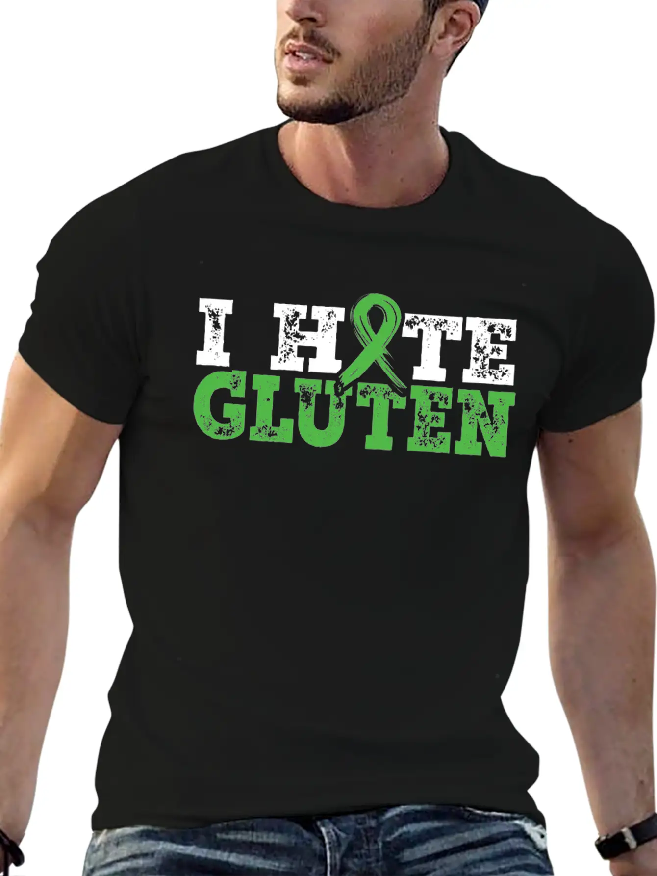 I Hate Gluten Celiac Disease Awareness Month Classic Cotton Tee – Unisex Comfort For Any Season