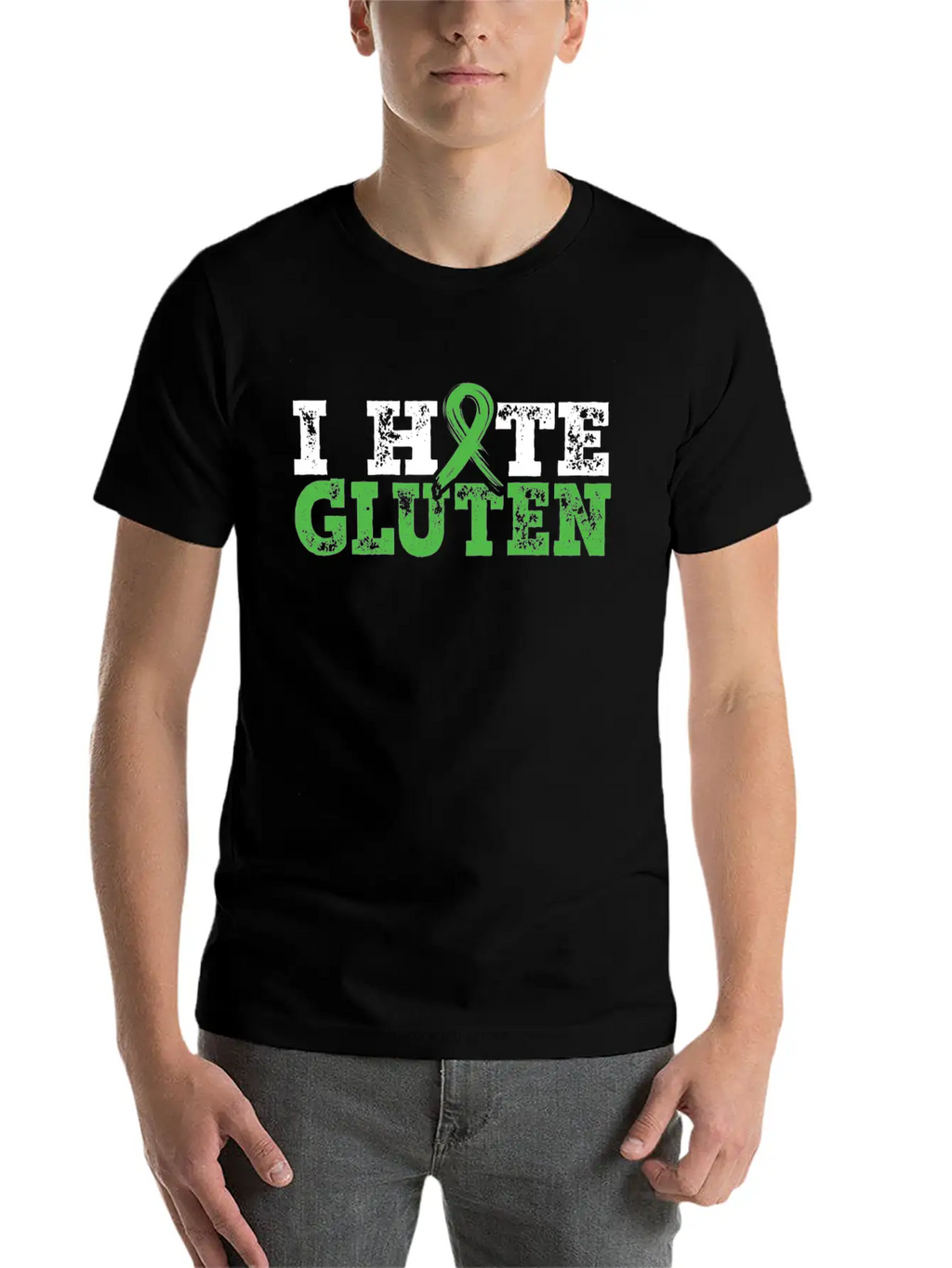 I Hate Gluten Celiac Disease Awareness Month Classic Cotton Tee – Unisex Comfort For Any Season