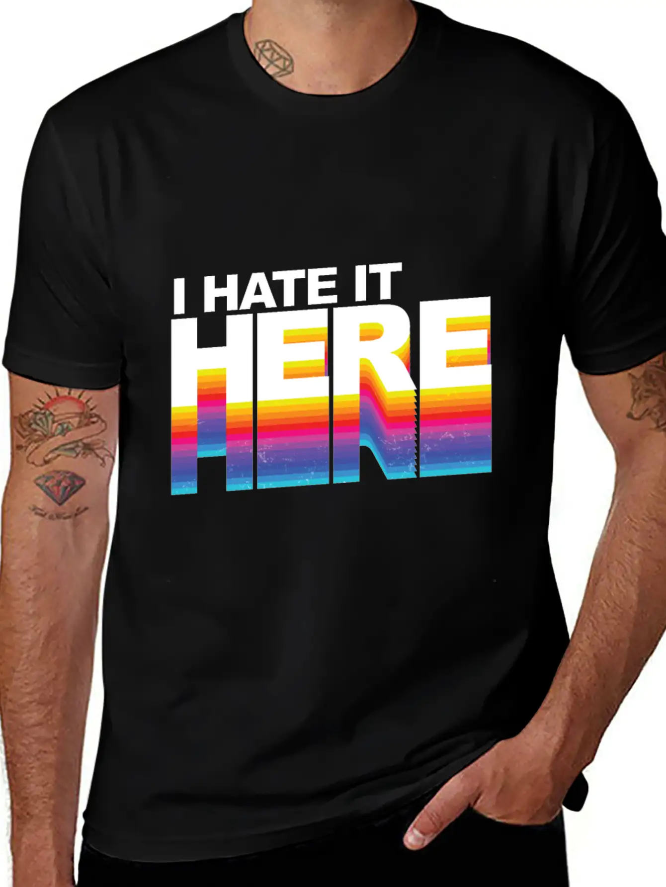 I Hate It Here Classic Cotton Tee – Unisex Comfort For Any Season