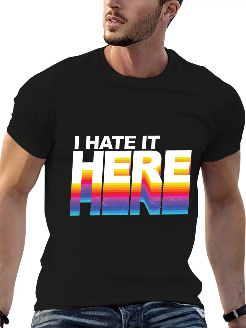 I Hate It Here Classic Cotton Tee – Unisex Comfort For Any Season