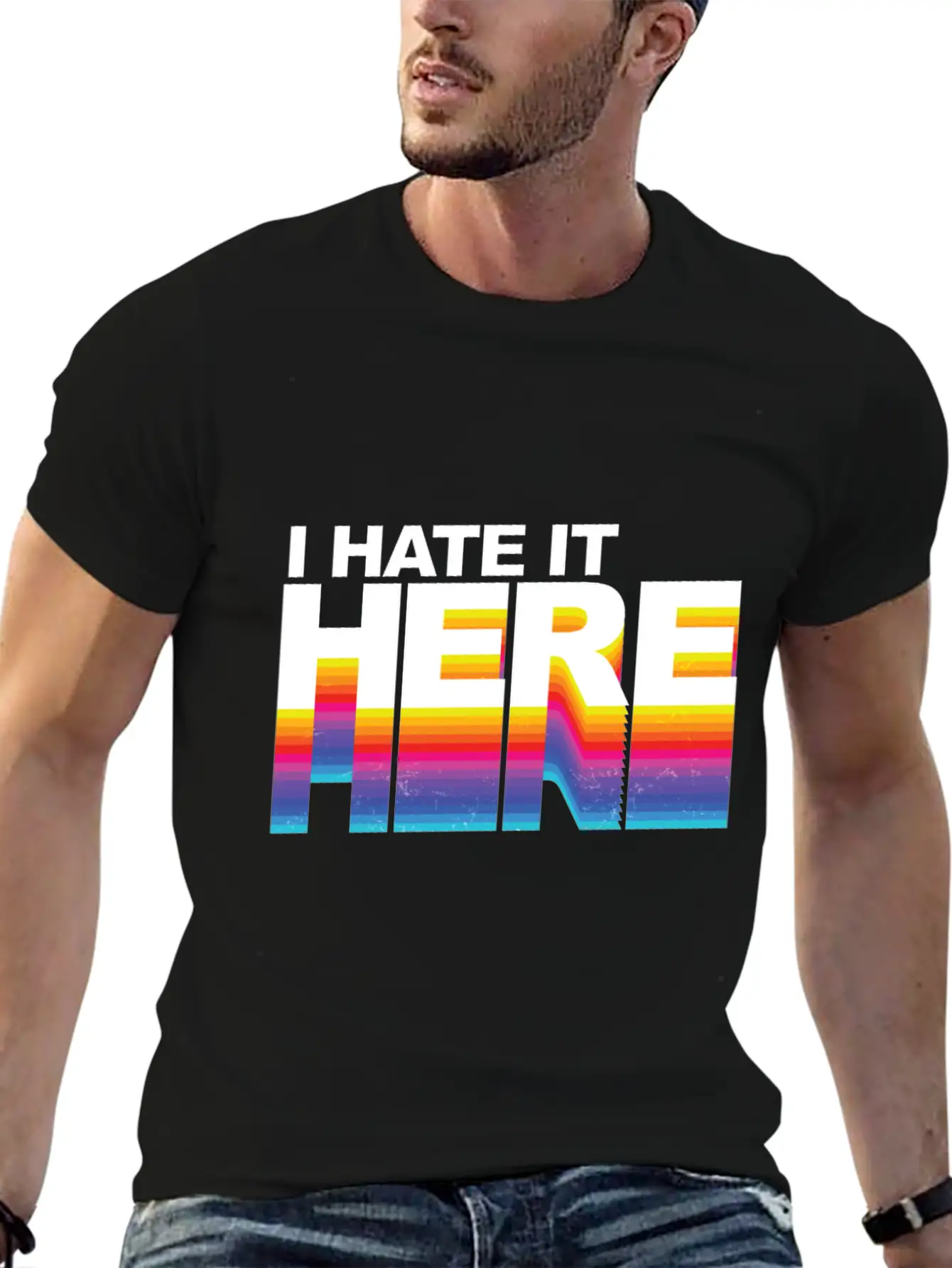 I Hate It Here Classic Cotton Tee – Unisex Comfort For Any Season