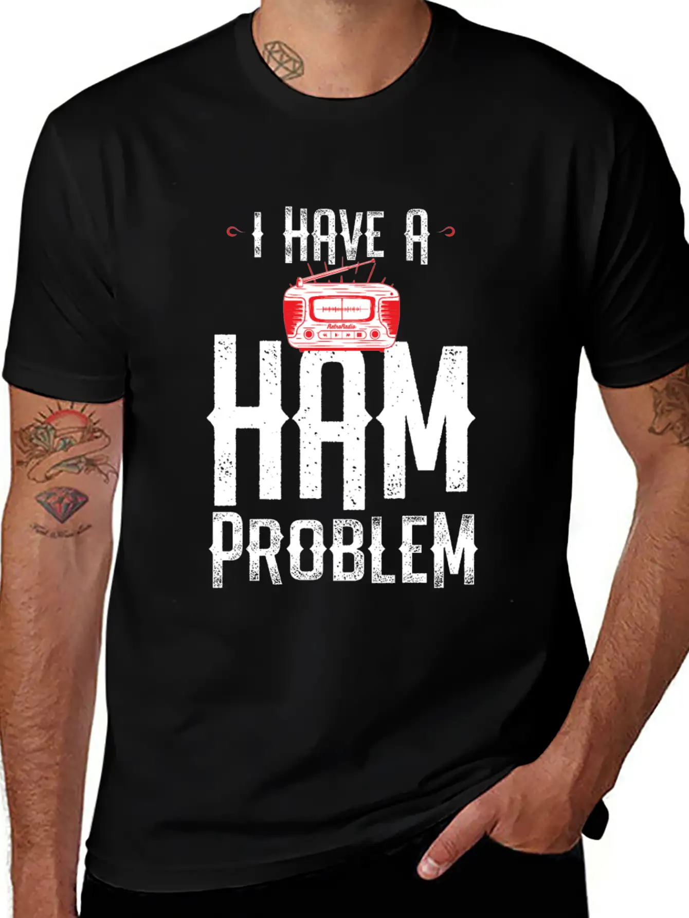 I Have A Ham Problem Relaxed Everyday Tee – Lightweight And Durable Cotton
