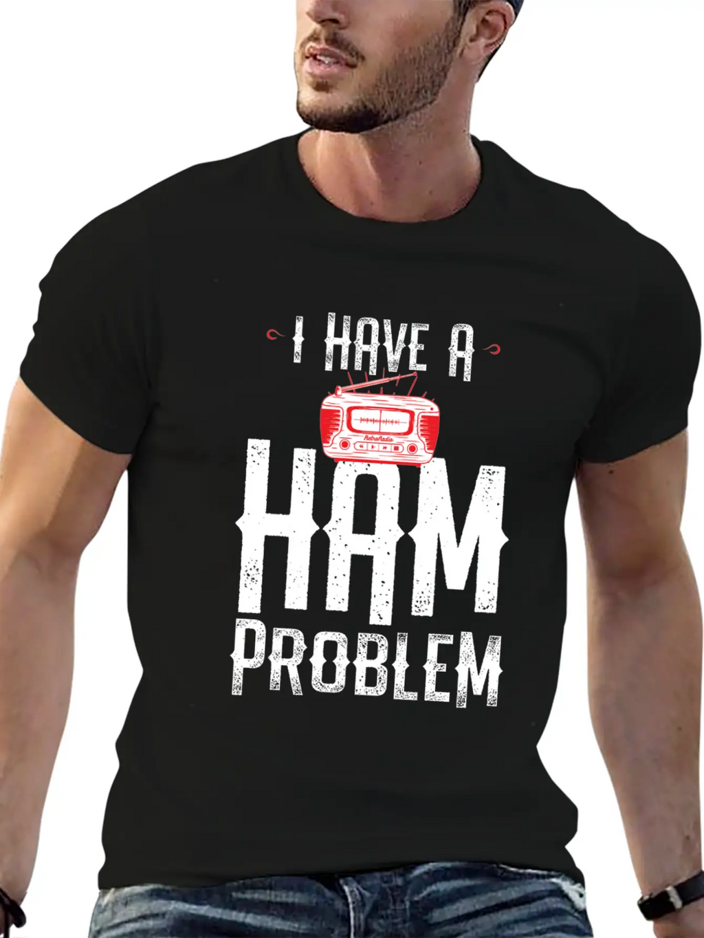 I Have A Ham Problem Relaxed Everyday Tee – Lightweight And Durable Cotton