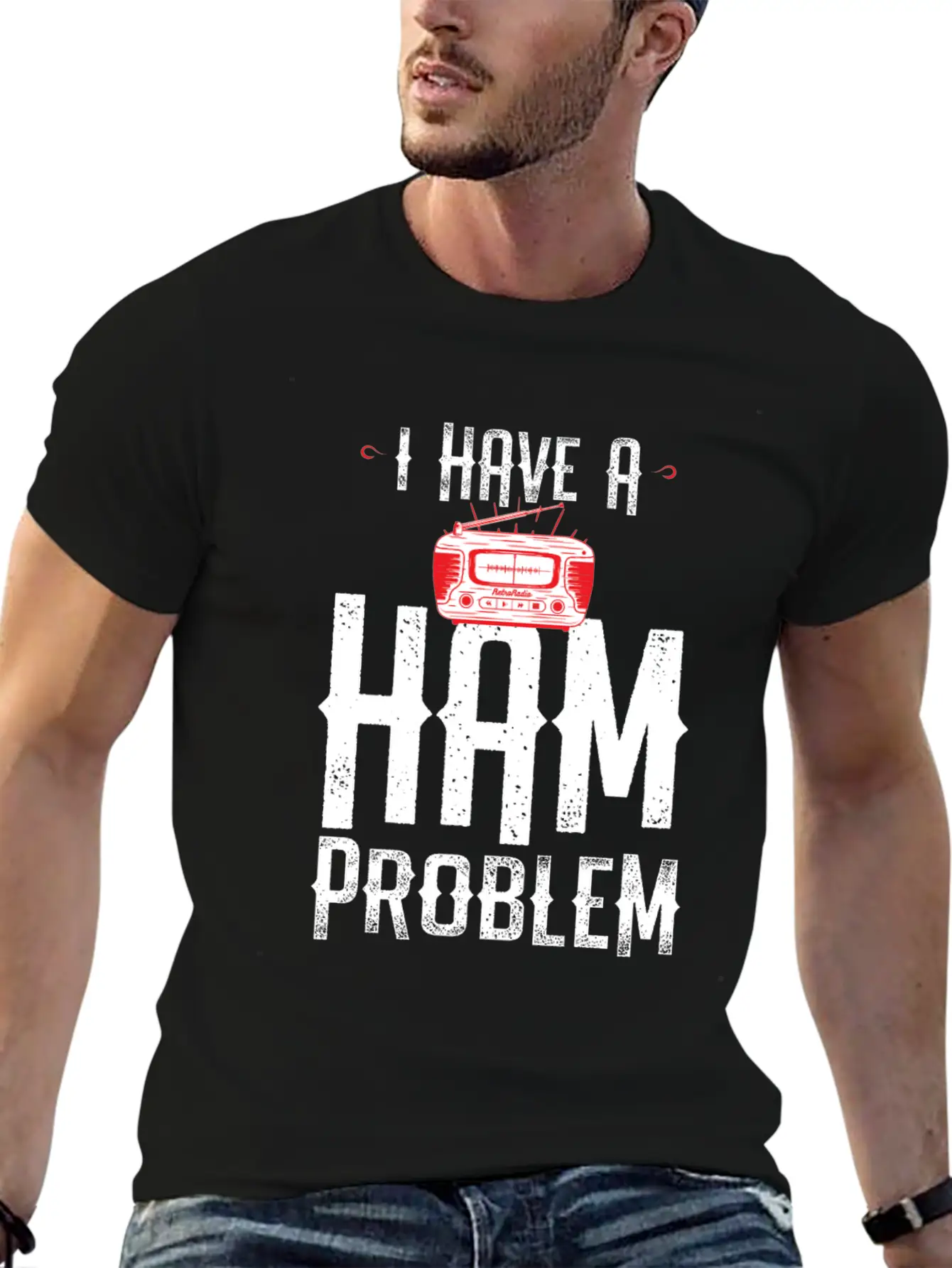 I Have A Ham Problem Relaxed Everyday Tee – Lightweight And Durable Cotton