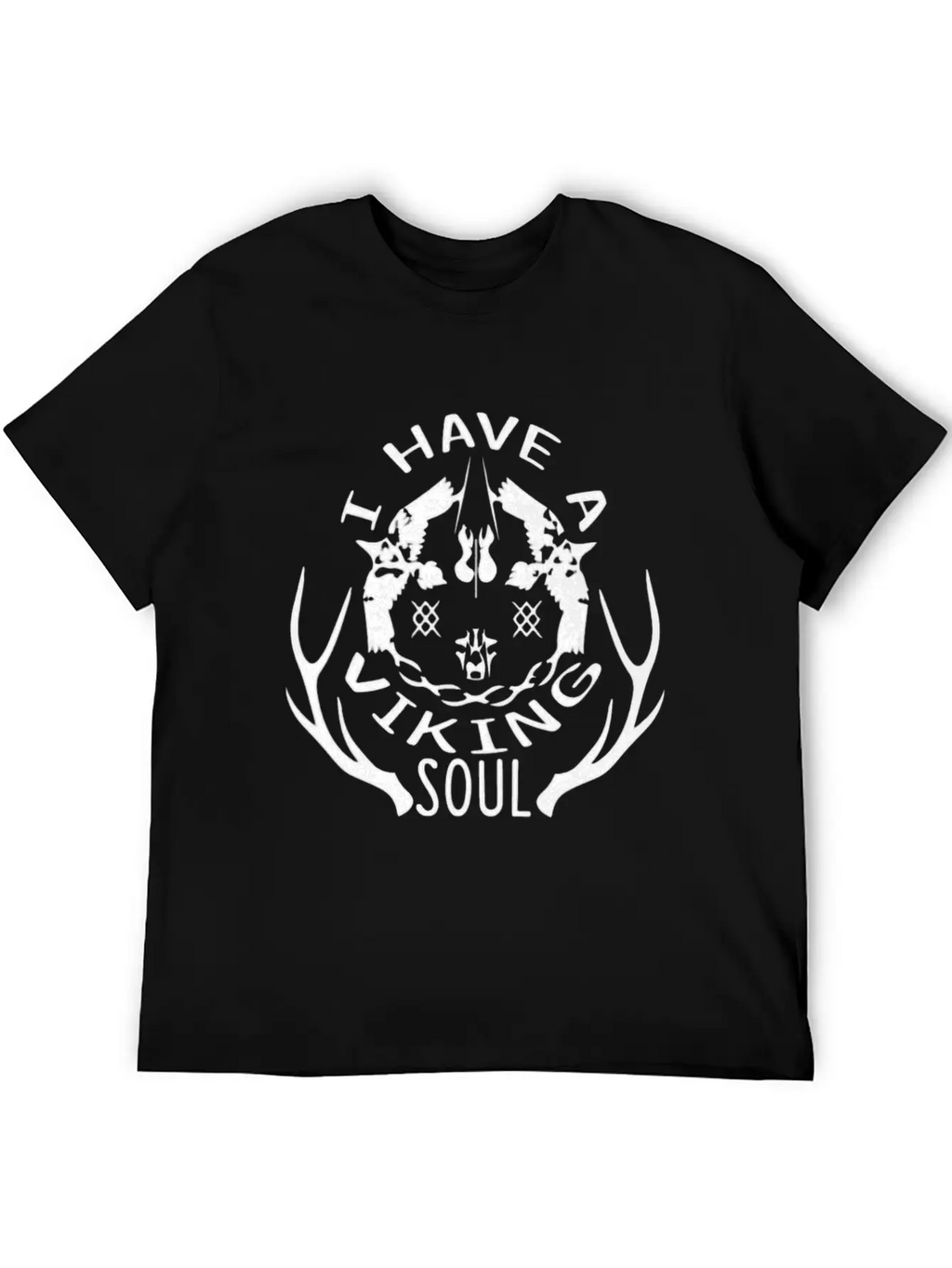 I Have A Viking Soul Breathable Graphic T-Shirt – Perfect For Casual Days
