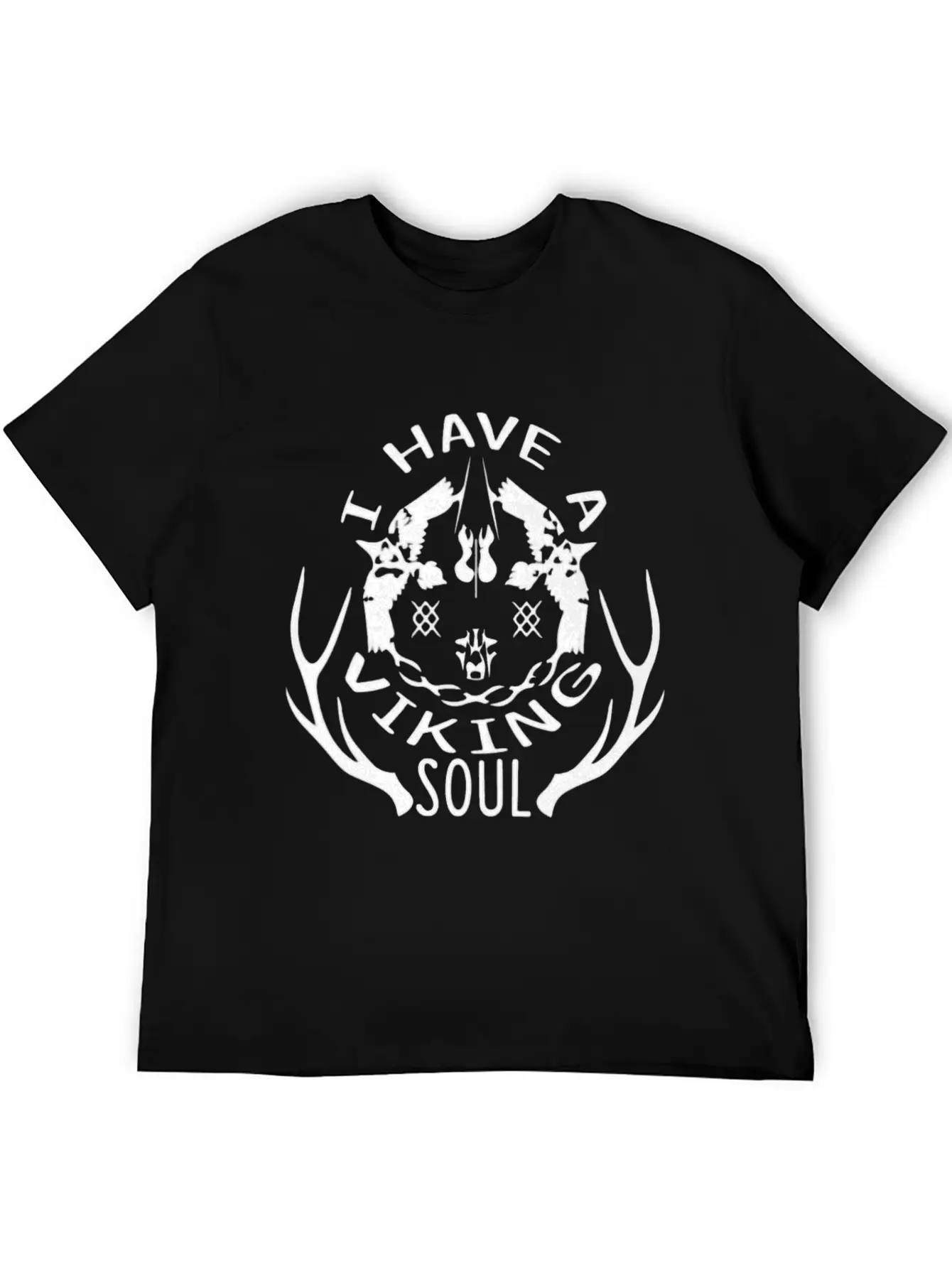 I Have A Viking Soul Breathable Graphic T-Shirt – Perfect For Casual Days