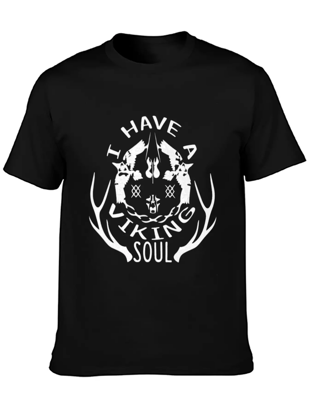 I Have A Viking Soul Breathable Graphic T-Shirt – Perfect For Casual Days