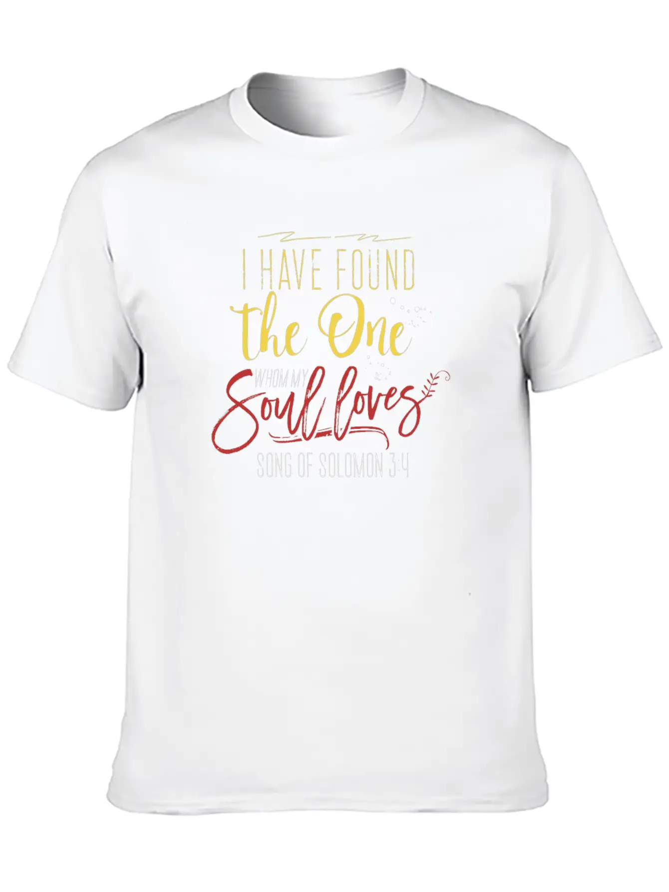 I Have Found The One - Bible Verse Unisex Casual T-Shirt – Clean Design For Daily Comfort