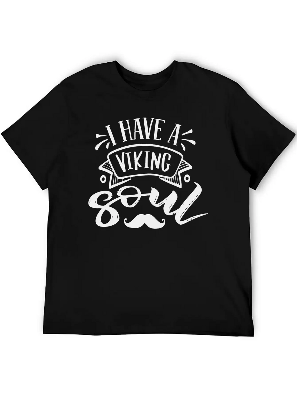 I Have Viking Soul Beard Design Classic Cotton Tee – Unisex Comfort For Any Season