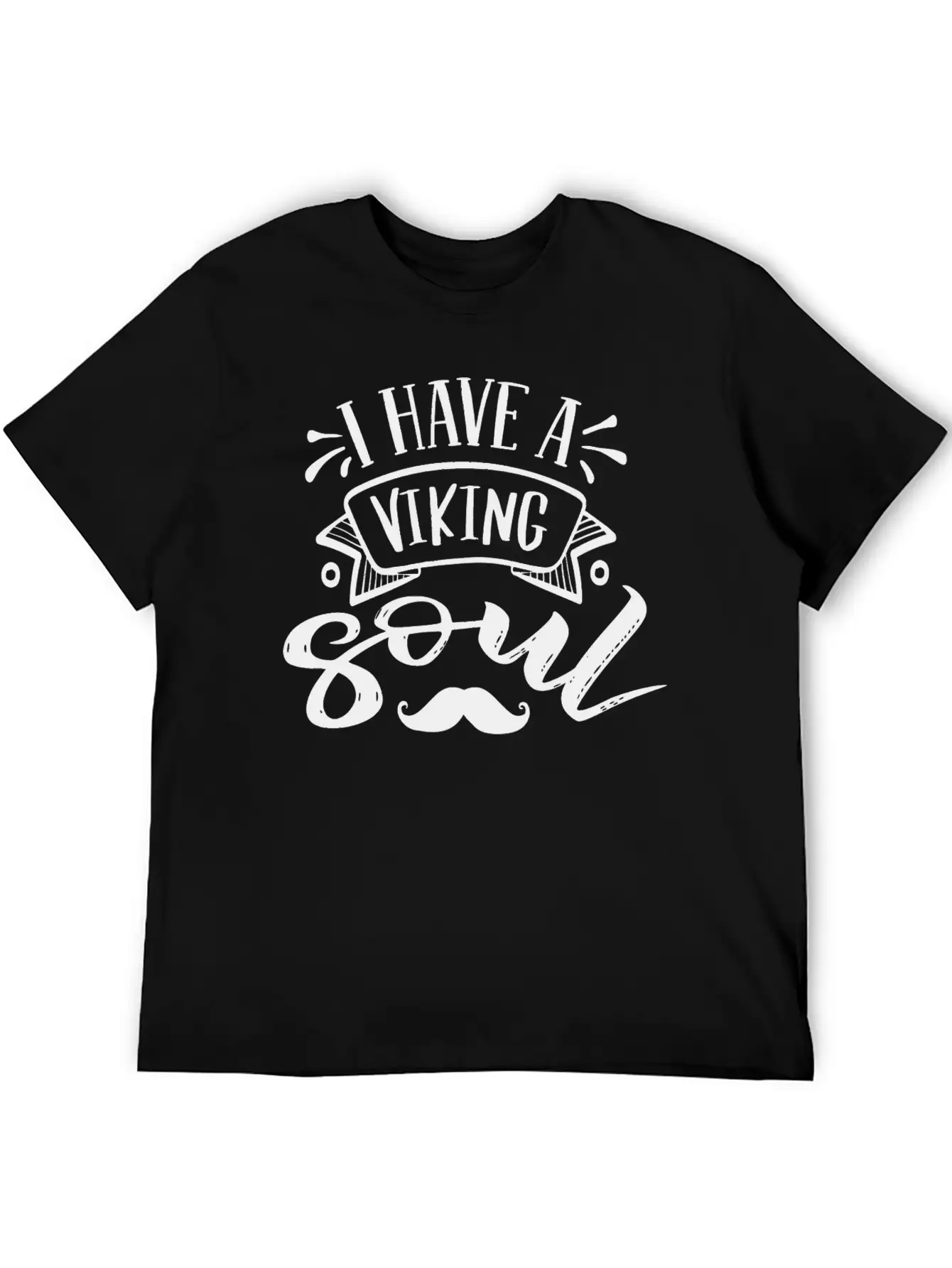 I Have Viking Soul Beard Design Classic Cotton Tee – Unisex Comfort For Any Season