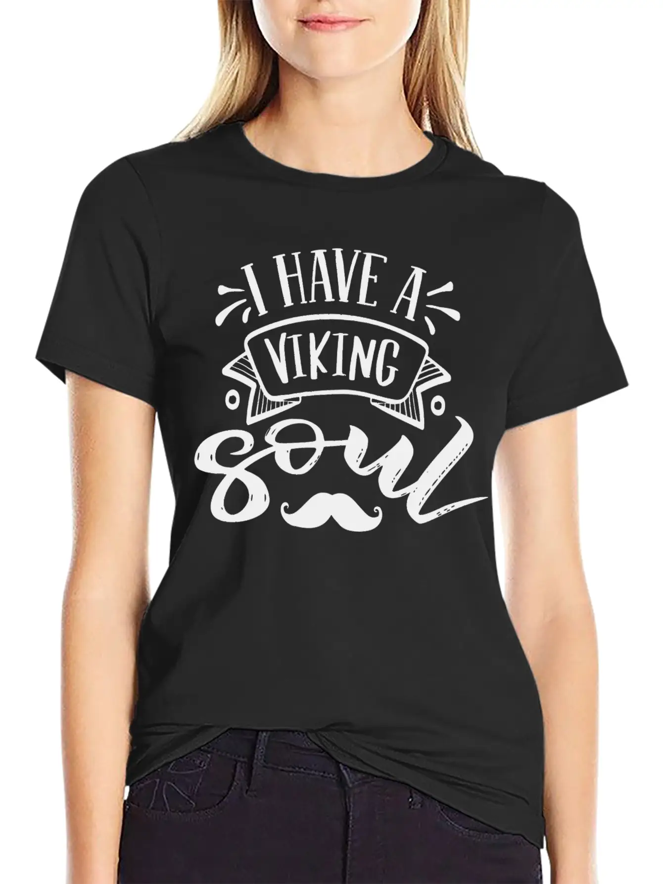 I Have Viking Soul Beard Design Classic Cotton Tee – Unisex Comfort For Any Season