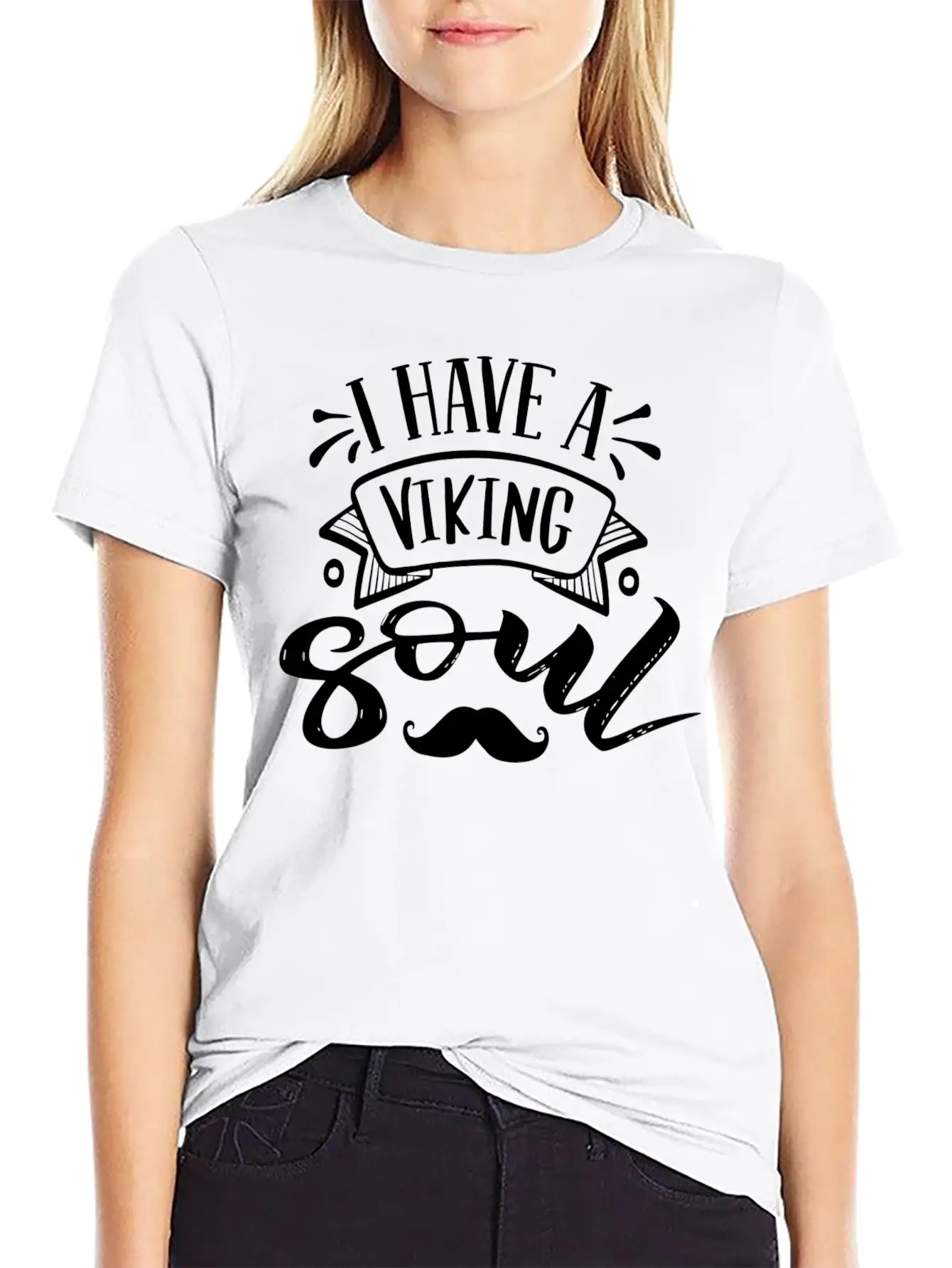 I Have Viking Soul Beard Design Classic Cotton Tee – Unisex Comfort For Any Season