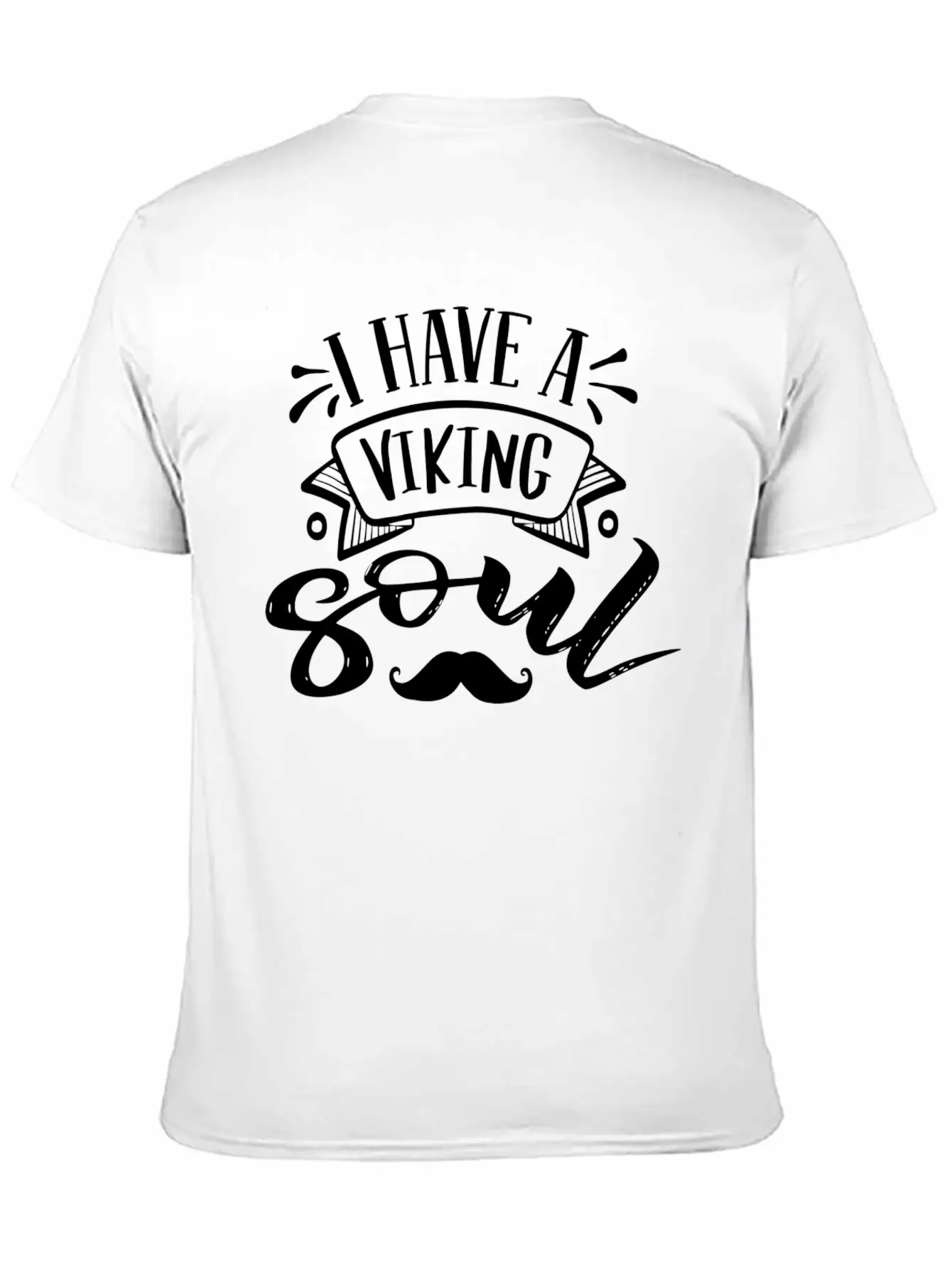 I Have Viking Soul Beard Design Classic Cotton Tee – Unisex Comfort For Any Season