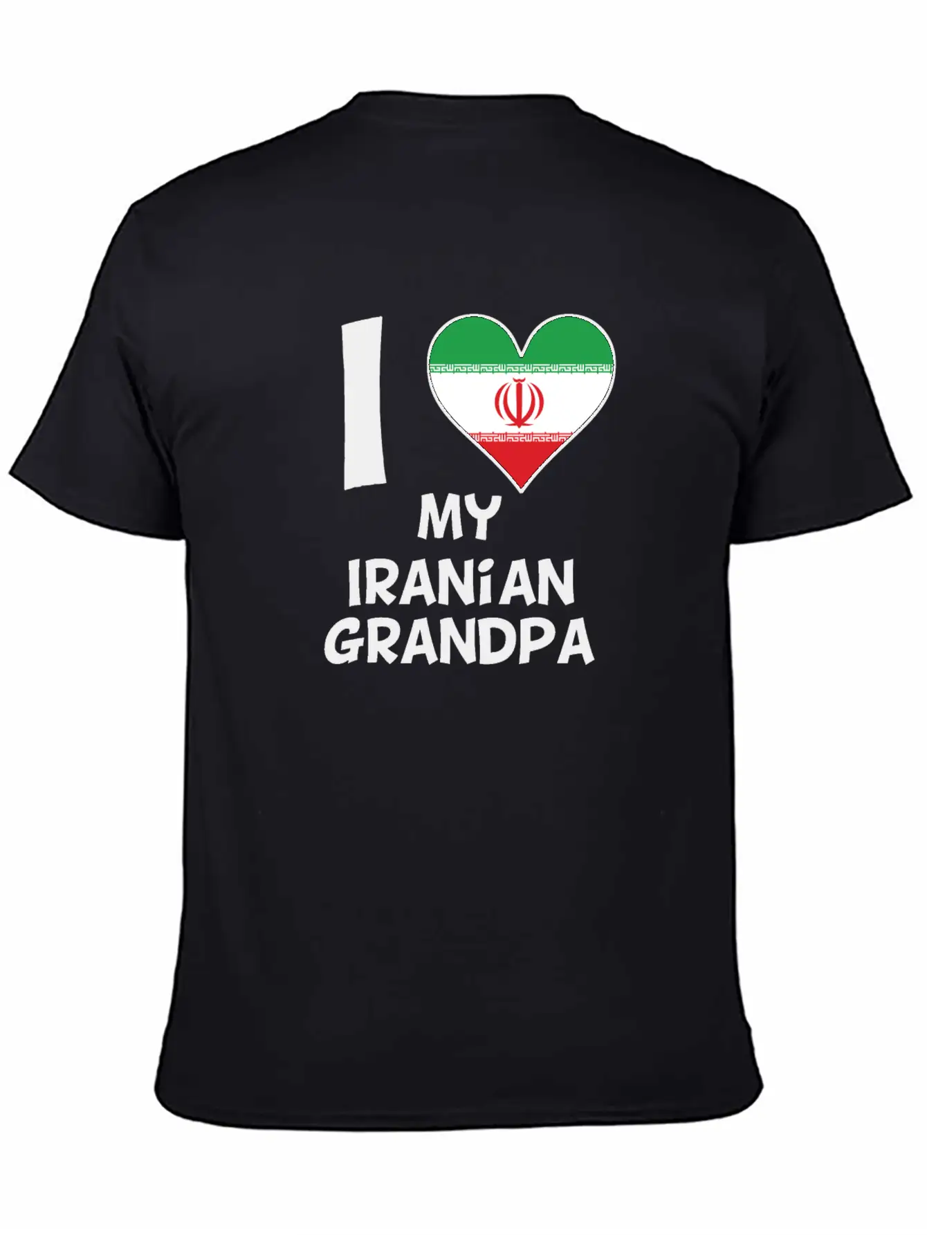 I Heart My Iranian Grandpa Classic Cotton Tee – Unisex Comfort For Any Season